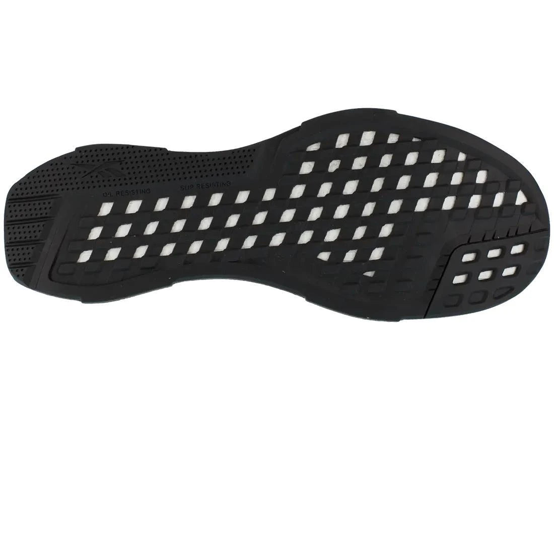 Reebok Women's Fusion Flexweave Comp Toe Grey And Pink RB312 outsole