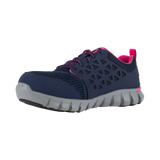 Reebok Work-Women's Sublite Cushion Work Athletic Alloy Toe Blue, Pink-Steel Toes-4