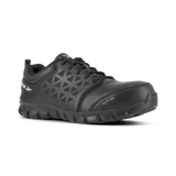 Reebok Work-Women's Sublite Cushion Work Athletic Alloy Toe Leather Black-Steel Toes-4