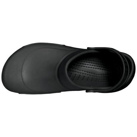 Crocs Bistro Work Clog Black upper view