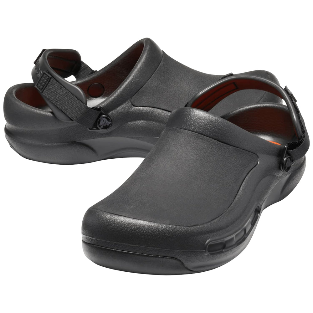 Toe Less Boot Crocs Crocs Bistro Pro LiteRide Slip Resistant Work Clog Black – Steel Toes