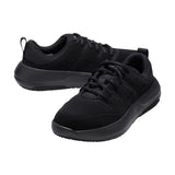 Crocs Men's On the Clock Slip Resistant Sneaker Black medial