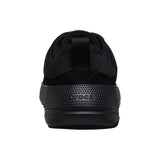 Crocs Men's On the Clock Slip Resistant Sneaker Black back