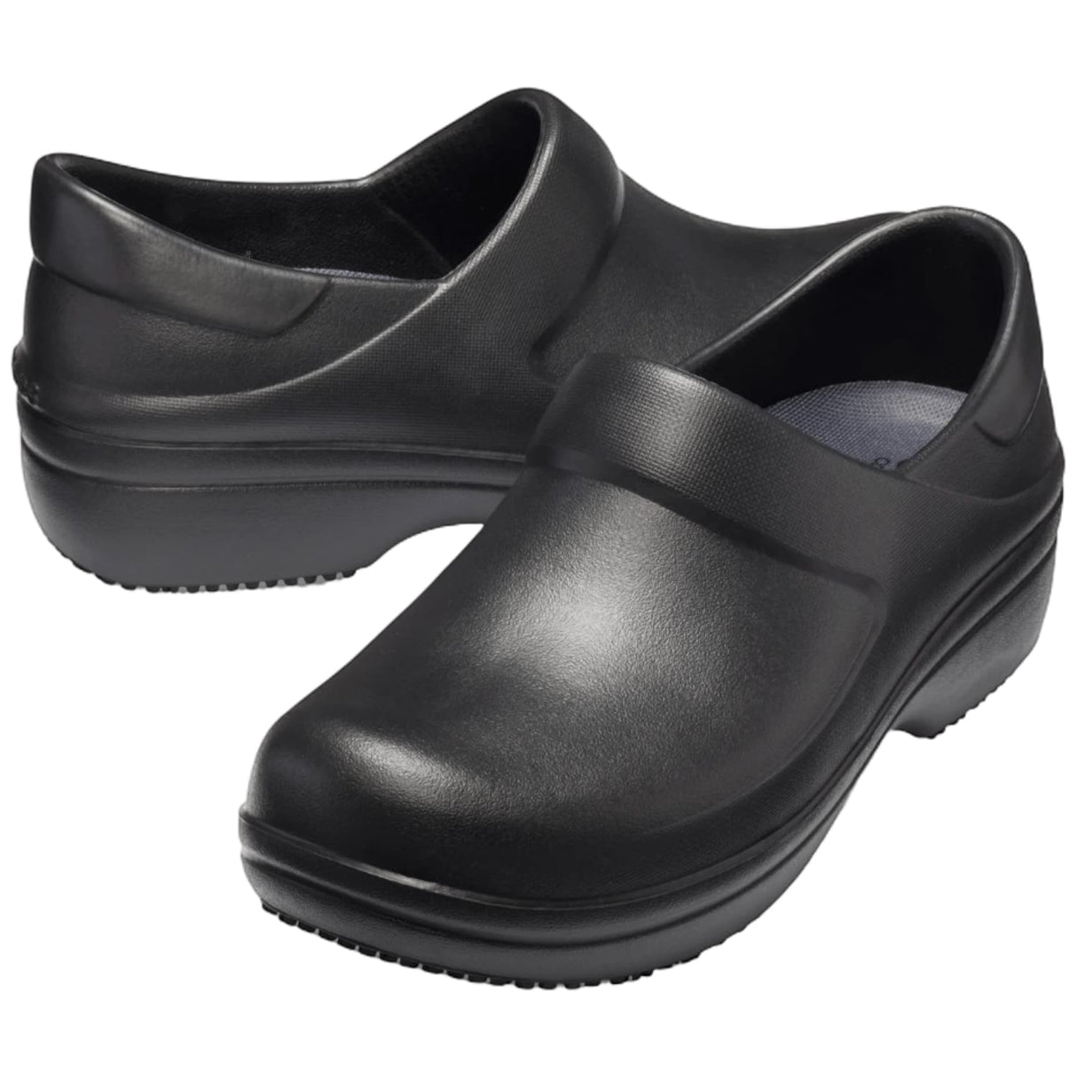 Crocs Women’s Neria Pro II Slip Resistant Clog Black back