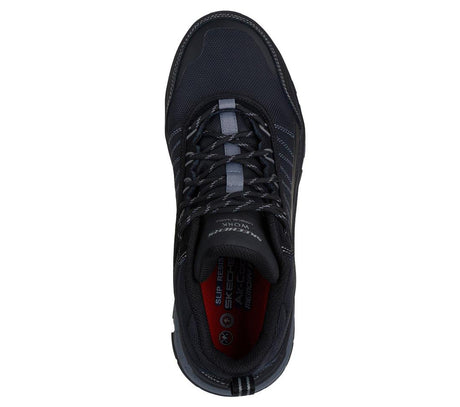 Skechers Work D'Lux Journey Sr Terrain Guard Composite-Toe Boot Black/Gray 200270/BKGY Heel Image