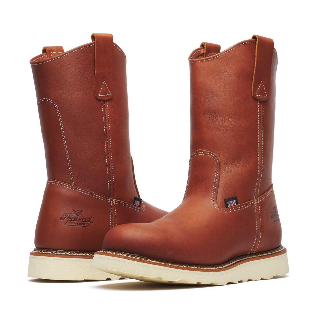 Thorogood American Heritage 11" Pull-On Boot Maxwear Wedge Tobacco 814-4208 Image 4