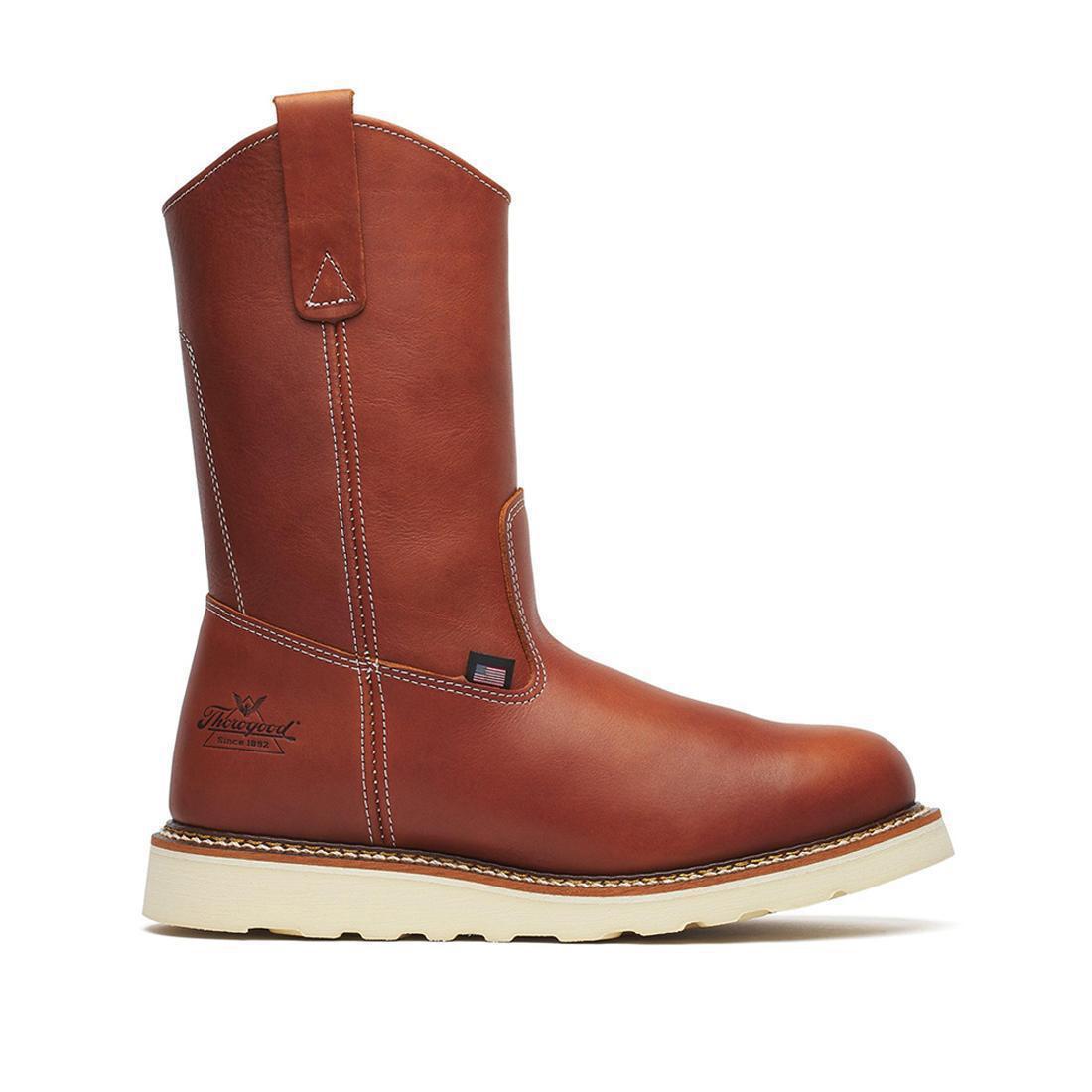 Thorogood American Heritage 11" Pull-On Boot Maxwear Wedge Tobacco 814-4208 Hero