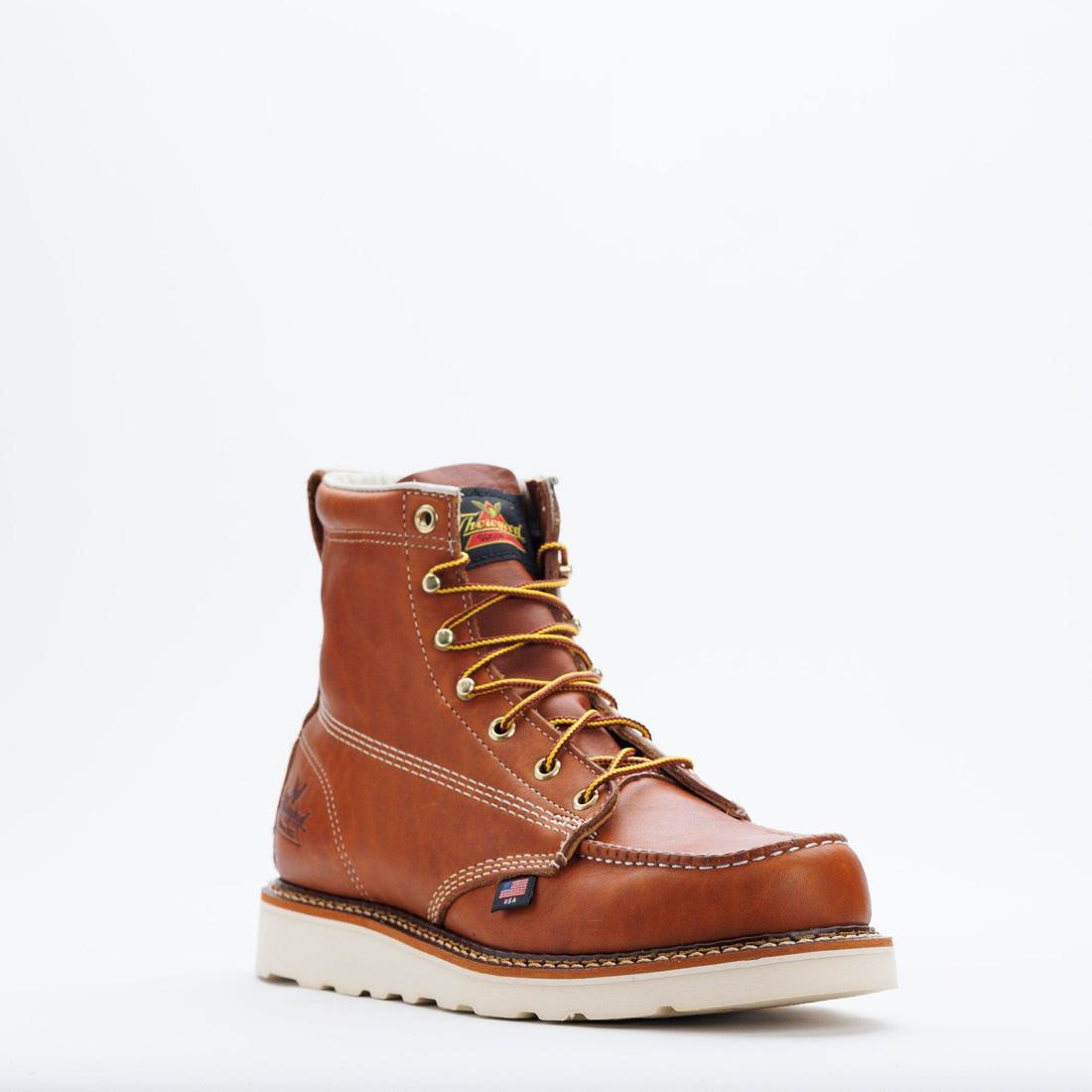 Thorogood American Heritage 6" Moc Toe Boot Maxwear Wedge Tobacco 814-4200 Image 7