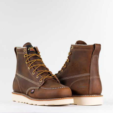 Thorogood American Heritage 6" Moc Toe Boot Maxwear Wedge Trail Crazy Horse 814-4203 Image 2