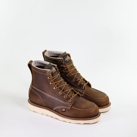 Thorogood American Heritage 6" Moc Toe Boot Maxwear Wedge Trail Crazy Horse 814-4203 Image 5