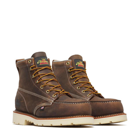 Thorogood American Heritage 6" Steel-Toe Moc Toe Boot Maxwear 90 Trail Crazy Horse 804-4375 Image 2