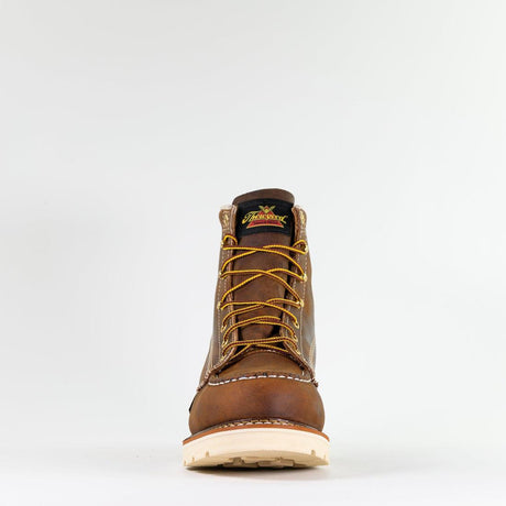 Thorogood American Heritage 6" Steel-Toe Moc Toe Boot Maxwear 90 Trail Crazy Horse 804-4375 Image 4