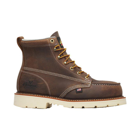Thorogood American Heritage 6" Steel-Toe Moc Toe Boot Maxwear 90 Trail Crazy Horse 804-4375 Hero
