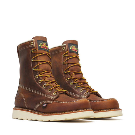 Thorogood American Heritage 8" Moc Toe Boot Maxwear Wedge Trail Crazy Horse 814-4178 Image 6