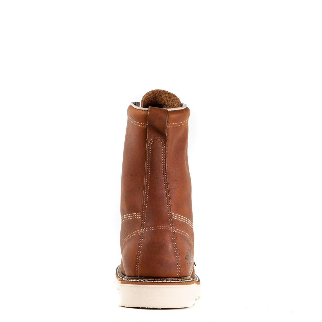 Thorogood American Heritage 8" Plain Toe Boot Maxwear Wedge Tobacco 814-4364 Image 5