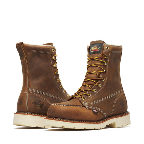 Thorogood American Heritage 8" Steel-Toe Moc Toe Boot Maxwear 90 Trail Crazy Horse 804-4378 Image 2