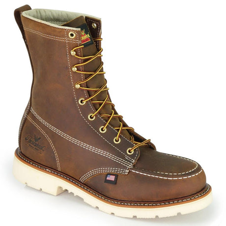 Thorogood American Heritage 8" Steel-Toe Moc Toe Boot Maxwear 90 Trail Crazy Horse 804-4378 Image 6
