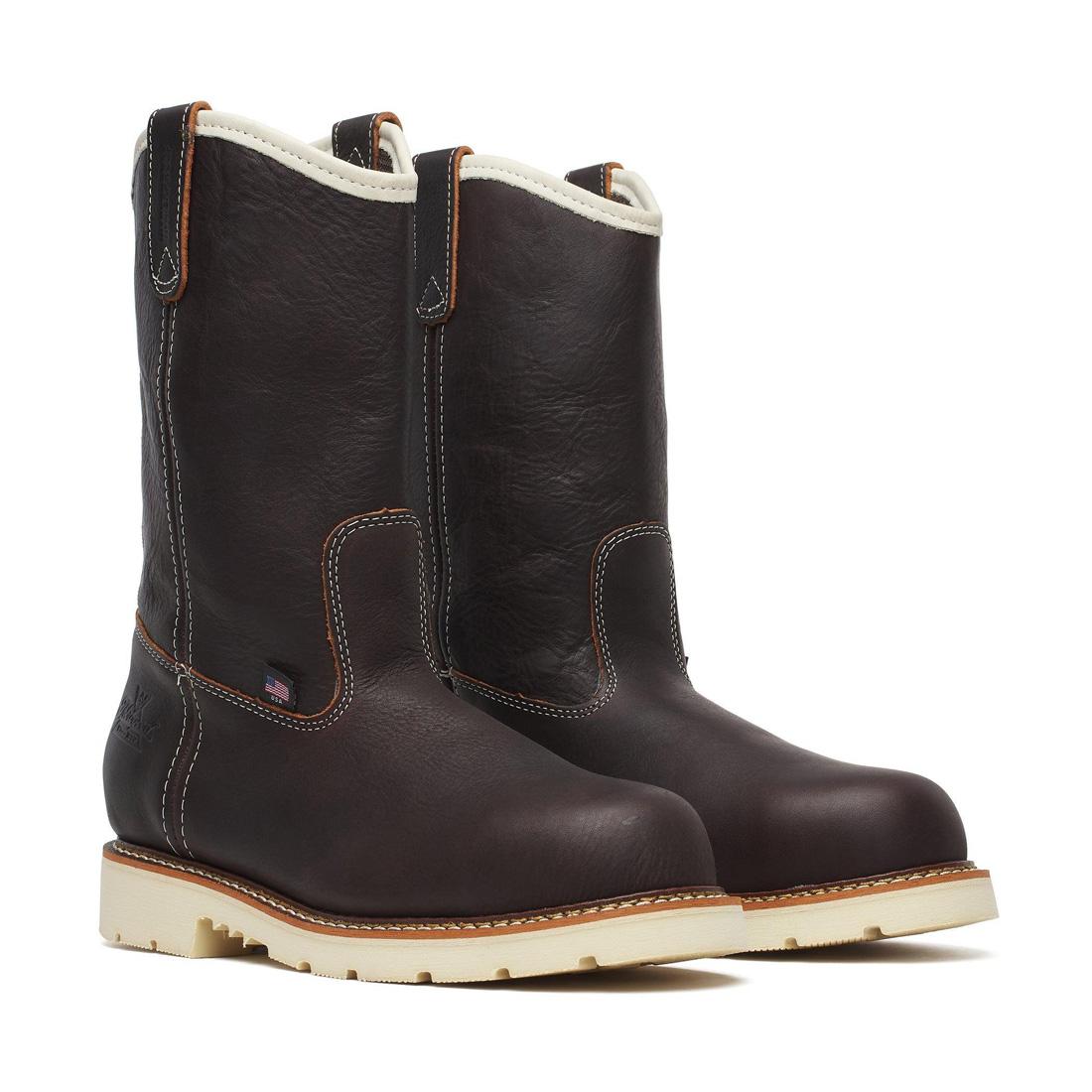 Thorogood American Heritage Waterproof 11" Steel-Toe Pull-On Boot Briar Pitstop 804-4939 Image 6