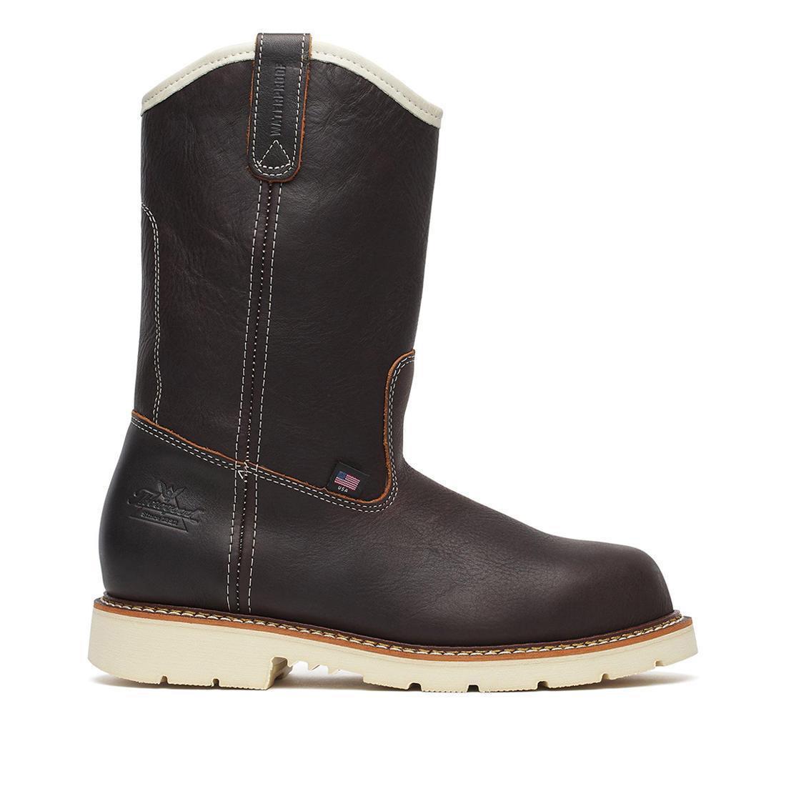 Thorogood American Heritage Waterproof 11" Steel-Toe Pull-On Boot Briar Pitstop 804-4939 Hero