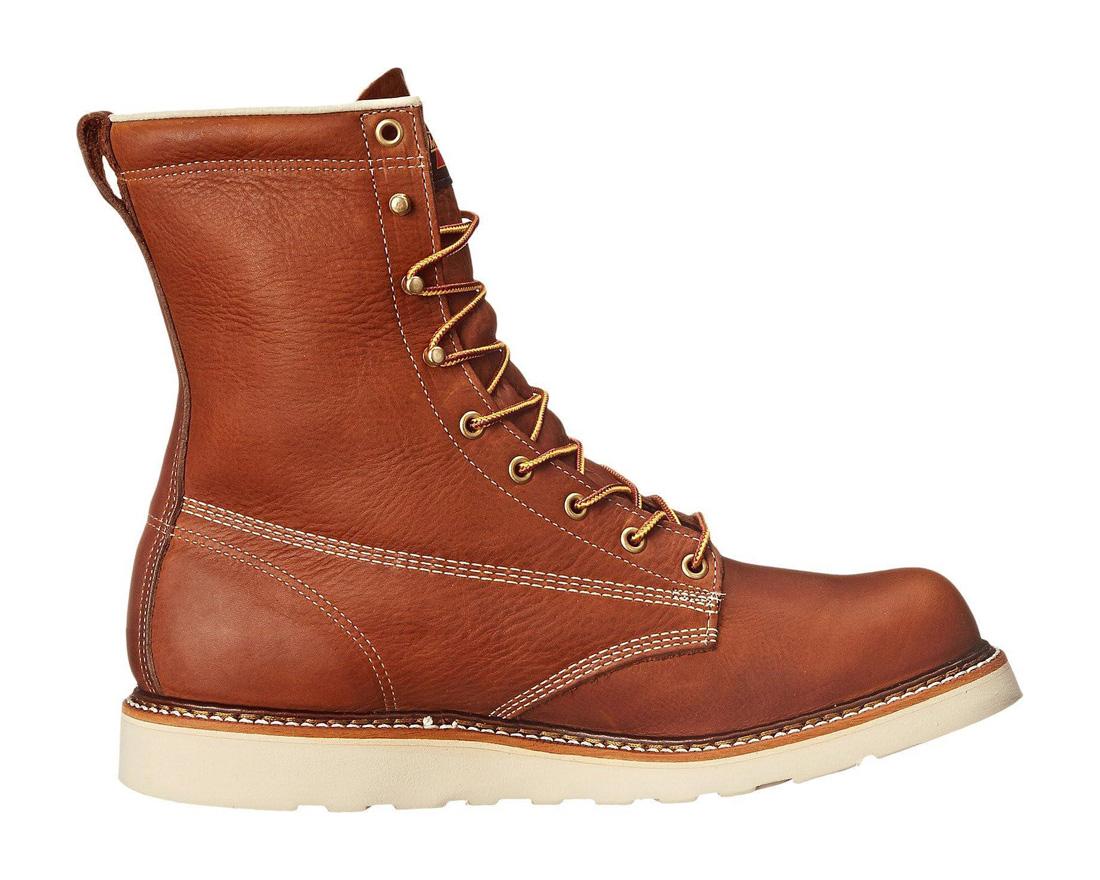Thorogood American Heritage Waterproof 8" Composite Toe Plain Toe Boot Maxwear Wedge Tobacco 804-4210 Image 7