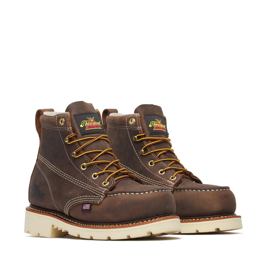 Thorogood Women's American Heritage 6" Steel Toe Moc Toe Boot 504-4375 Image 2