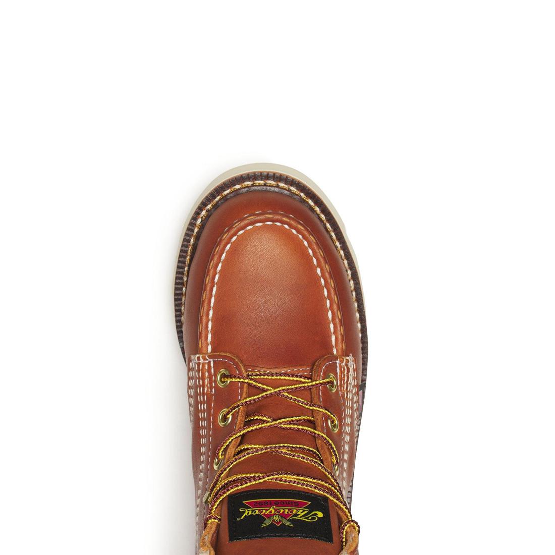 Thorogood Women's American Heritage 6 Tobacco Moc Toe Maxwear Wedge 514-4200 Image 6