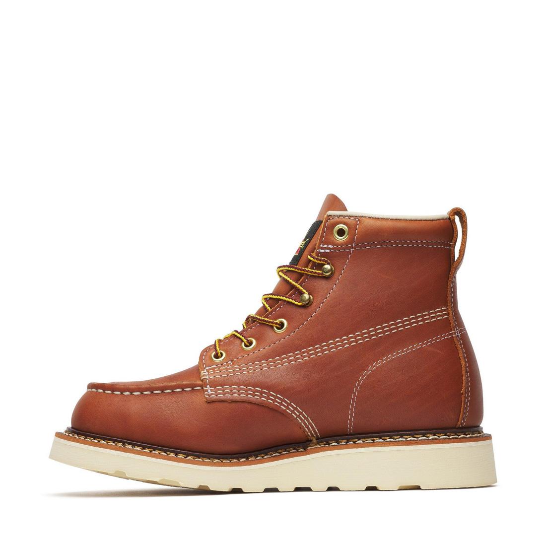 Thorogood Women's American Heritage 6 Tobacco Moc Toe Maxwear Wedge 514-4200 Image 8