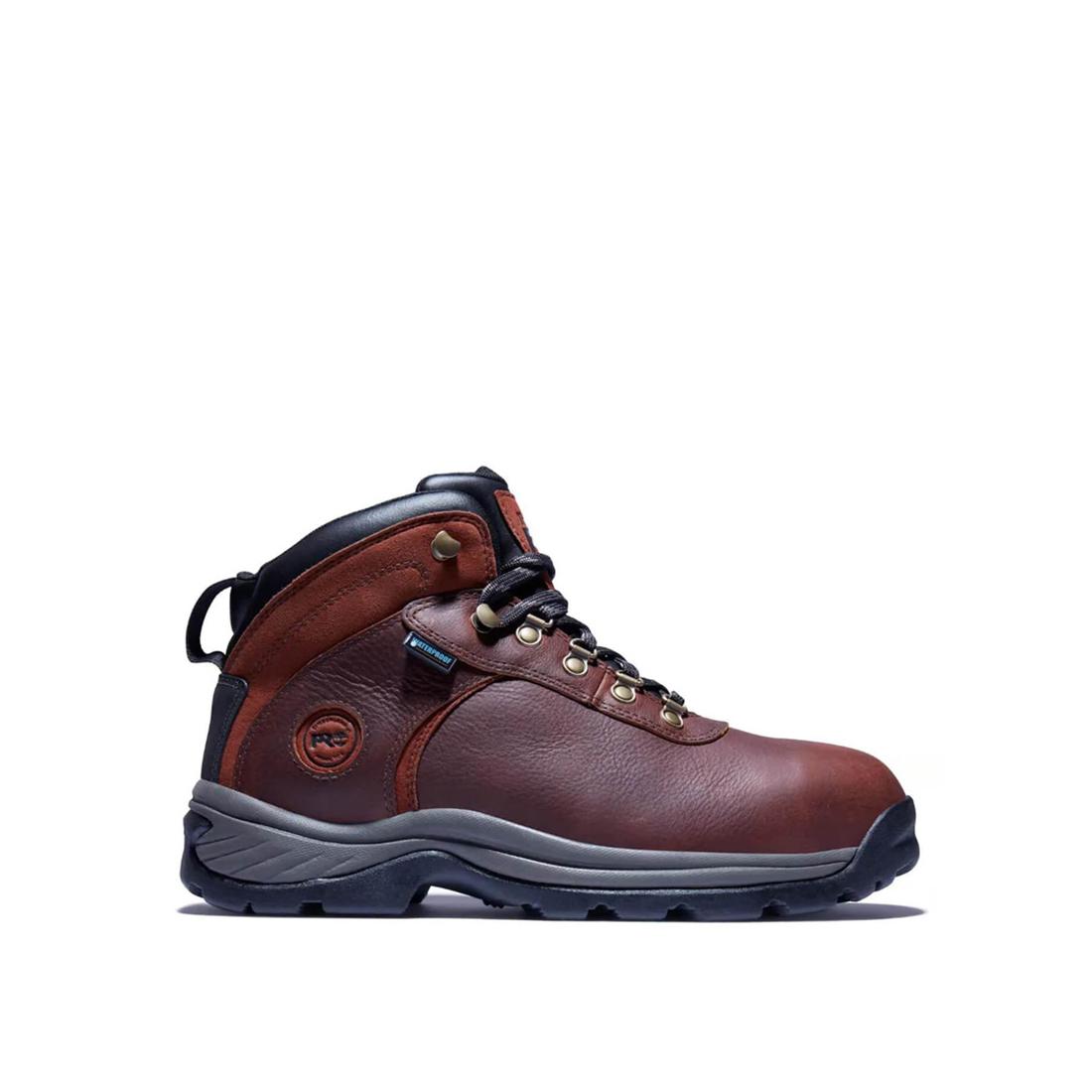 Timberland Pro-Flume Men's Steel-Toe Boot WP Brown-Steel Toes-1