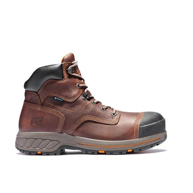Timberland PRO-Helix HD Men's 6" Composite-Toe Boot Mahogany-Steel Toes-1