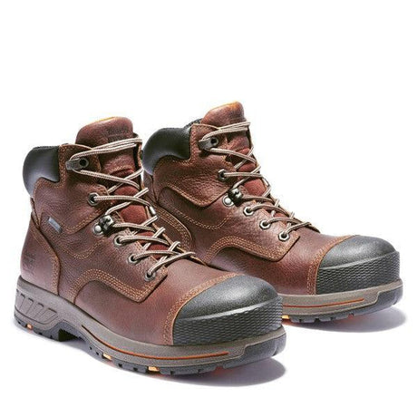 Timberland PRO-Helix HD Men's 6" Composite-Toe Boot Mahogany-Steel Toes-2