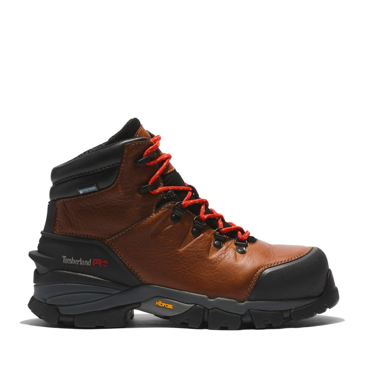 Timberland PRO-Men's 6 In Heritage Hyperion Composite-Toe Wp Brown-Steel Toes-1