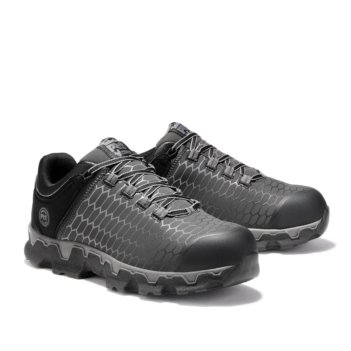Timberland PRO-Powertrain Sport Men's Alloy-Toe Shoe Black/Grey-Steel Toes-2
