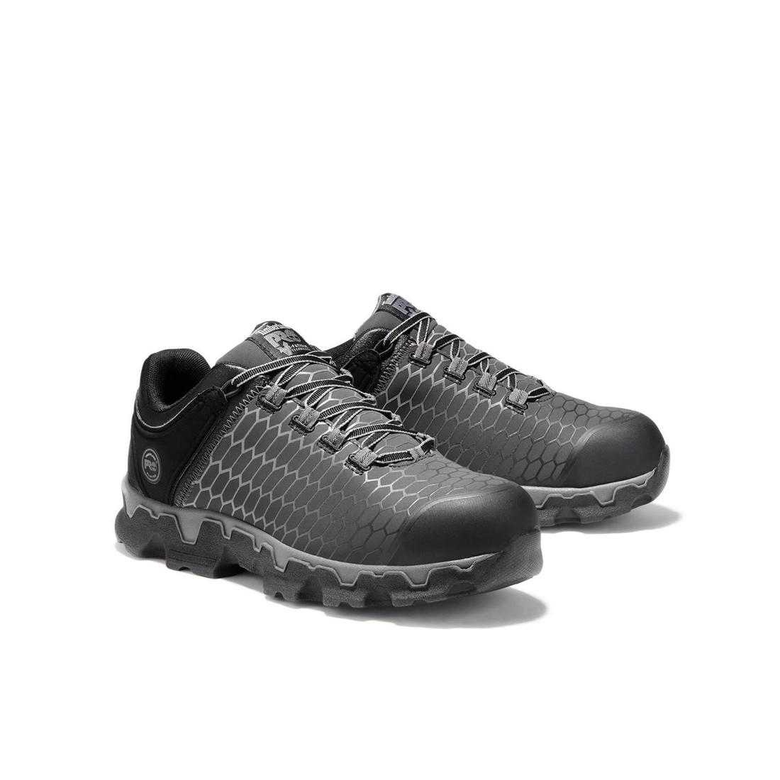 Timberland PRO-Powertrain Sport Men's Alloy-Toe Shoe Black/Grey-Steel Toes-2