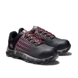Timberland PRO-Powertrain Sport Women's Alloy-Toe Shoe Black/Pink-Steel Toes-2