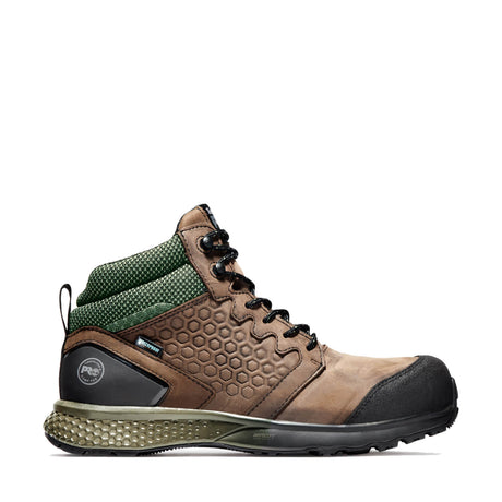 Timberland PRO-Reaxion Men's Composite-Toe Boot WP Green-Steel Toes-1