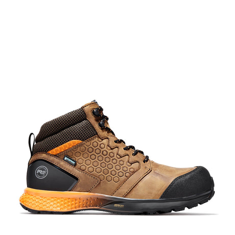 Timberland PRO-Reaxion Men's Composite-Toe Boot WP Orange-Steel Toes-1