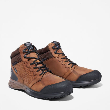 Timberland PRO-Reaxion Men's Soft-Toe Boot WP Brown-Steel Toes-2