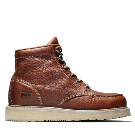 Timberland Pro-6 In Barstow Wedge Brown-Steel Toes-1