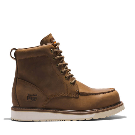 Timberland Pro-6 In Wedge Brown-Steel Toes-1