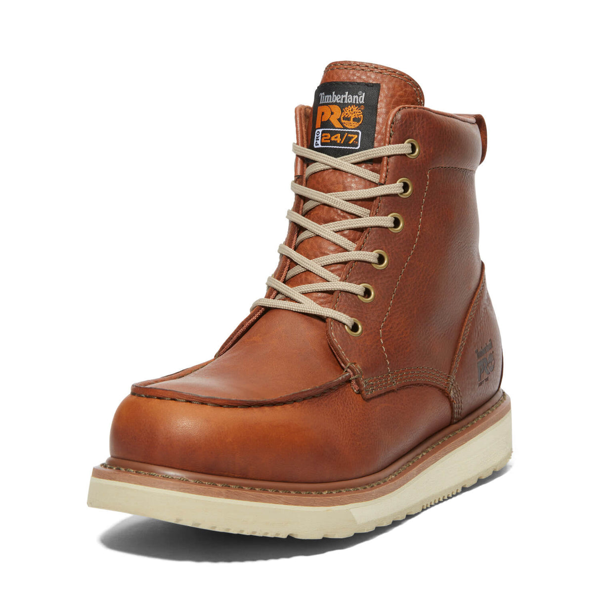 Timberland Pro-6 In Wedge Brown-Steel Toes-3