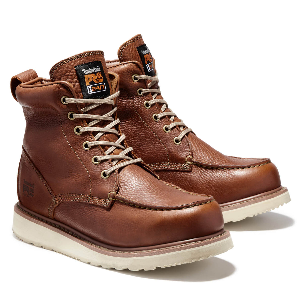Timberland Pro-6 In Wedge Brown-Steel Toes-8