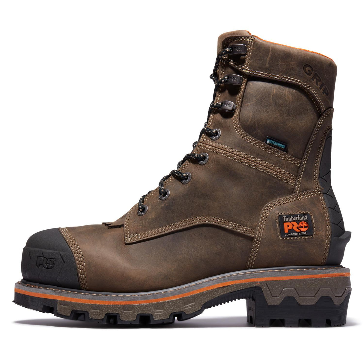 Timberland Pro-Boondock Hd Nt Waterproof Brown-Steel Toes-5