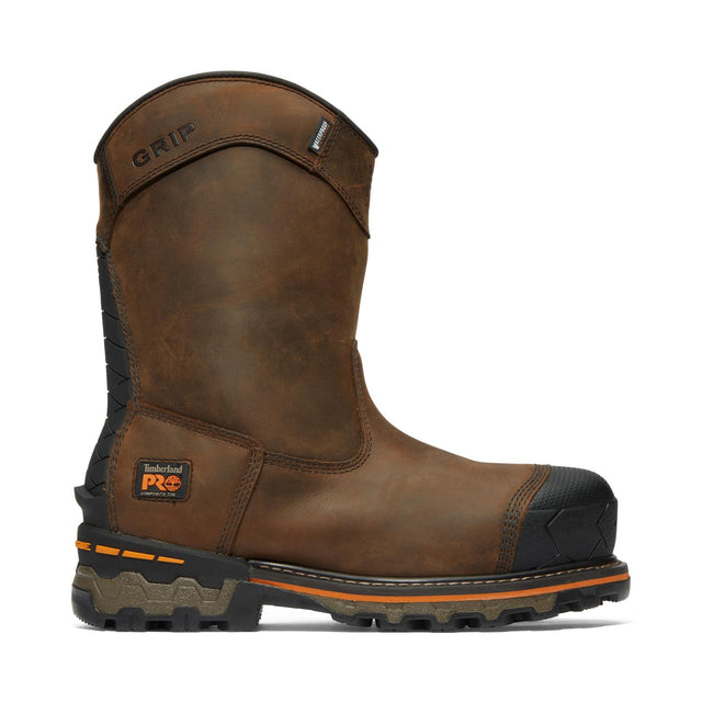 Timberland Pro-Boondock Pullon Composite-Toe Waterproof Fp Ins Csa 200G Brown-Steel Toes-1
