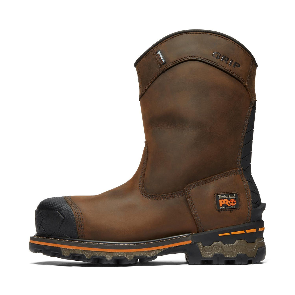 Timberland Pro-Boondock Pullon Composite-Toe Waterproof Fp Ins Csa 200G Brown-Steel Toes-8
