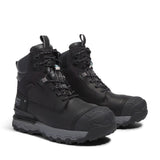 Timberland Pro Boondock Ultralight Waterproof Composite Toe Work Boots – Black with Grey Front-upper View