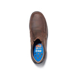 Timberland Pro Branston Alloy-Toe Moc Toe Slip-On Work Shoe Brown Front-upper View