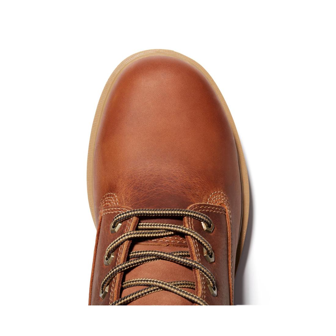 Timberland Pro Direct Attach 8 Inch Soft-Toe Waterproof Ins 400G Boot Brown Front-upper View