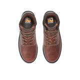 Timberland Pro Flexshield Img 6-Inch Steel-Toe Work Boot Brown Front-upper View