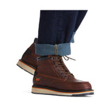 Timberland Pro Gridworks 6 Inch Soft-Toe Waterproof Boot Brown A1KRQ Legs View