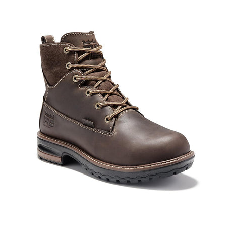 Timberland Pro Hightower 6-Inch Waterproof Alloy-Toe Work Boot Brown Turkish korn, TB1A1KIT Medial Image